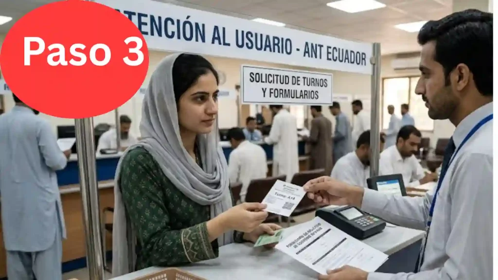 Acude a una oficina de la ANT