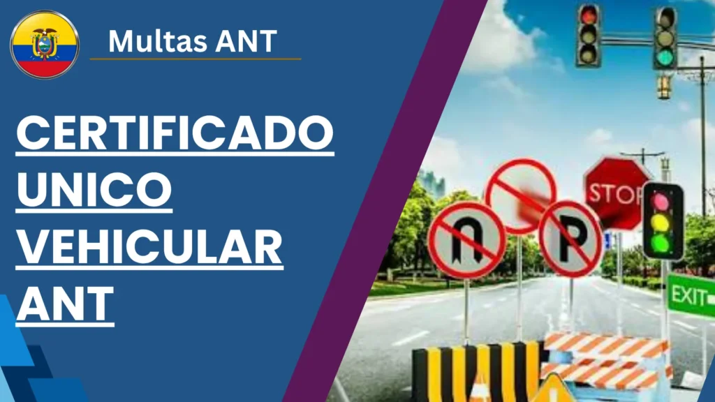 Certificado Único Vehicular ANT Ecuador