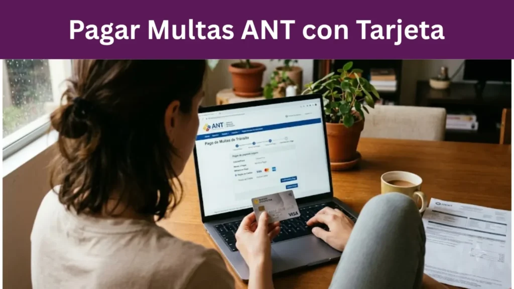 Cómo Pagar Multas ANT en Línea con Tarjeta de Crédito