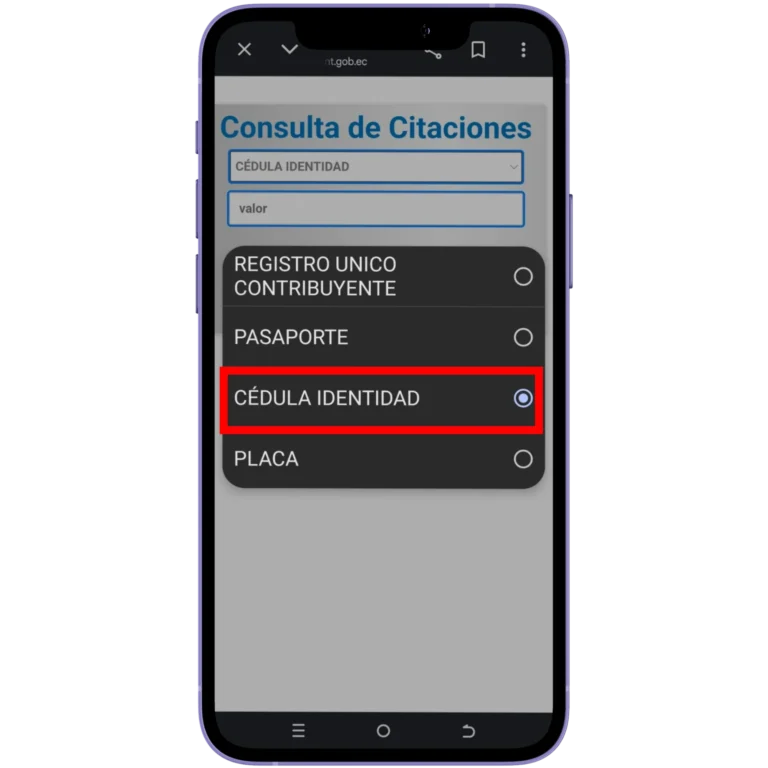 Multas ANT por Cédula