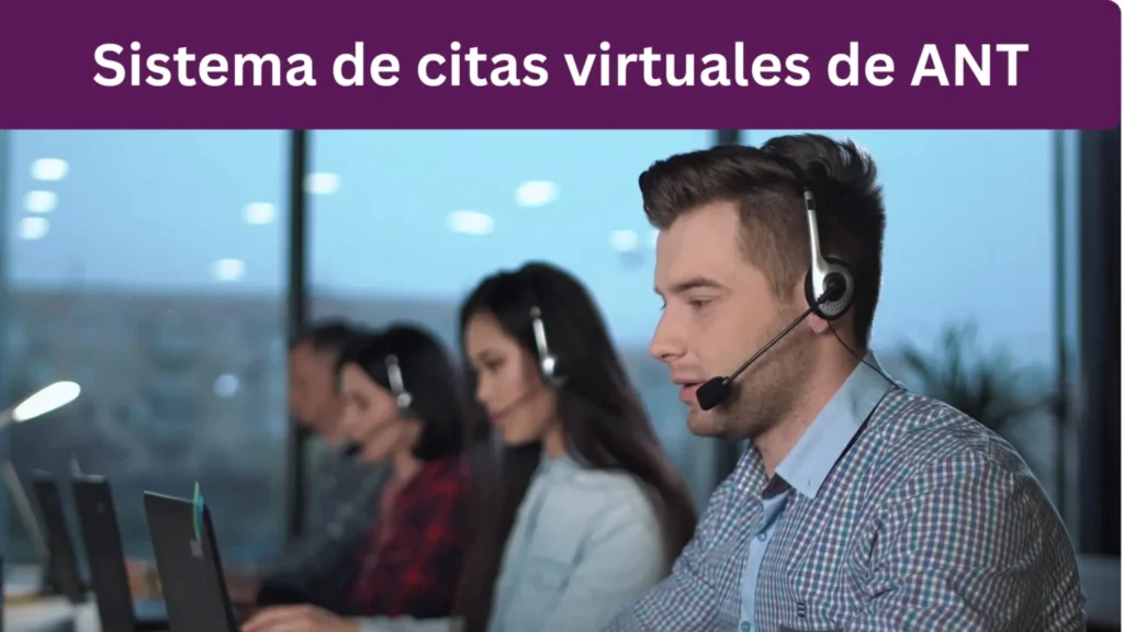 Sistema de citas virtuales de ANT