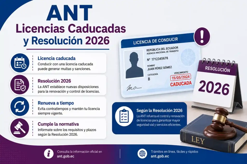ANT Licencias Caducadas y Resolución 2026