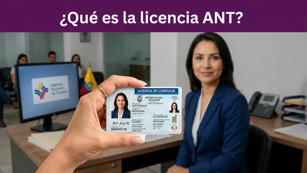 Qué es el Sistema de ANT Licencias en Ecuador